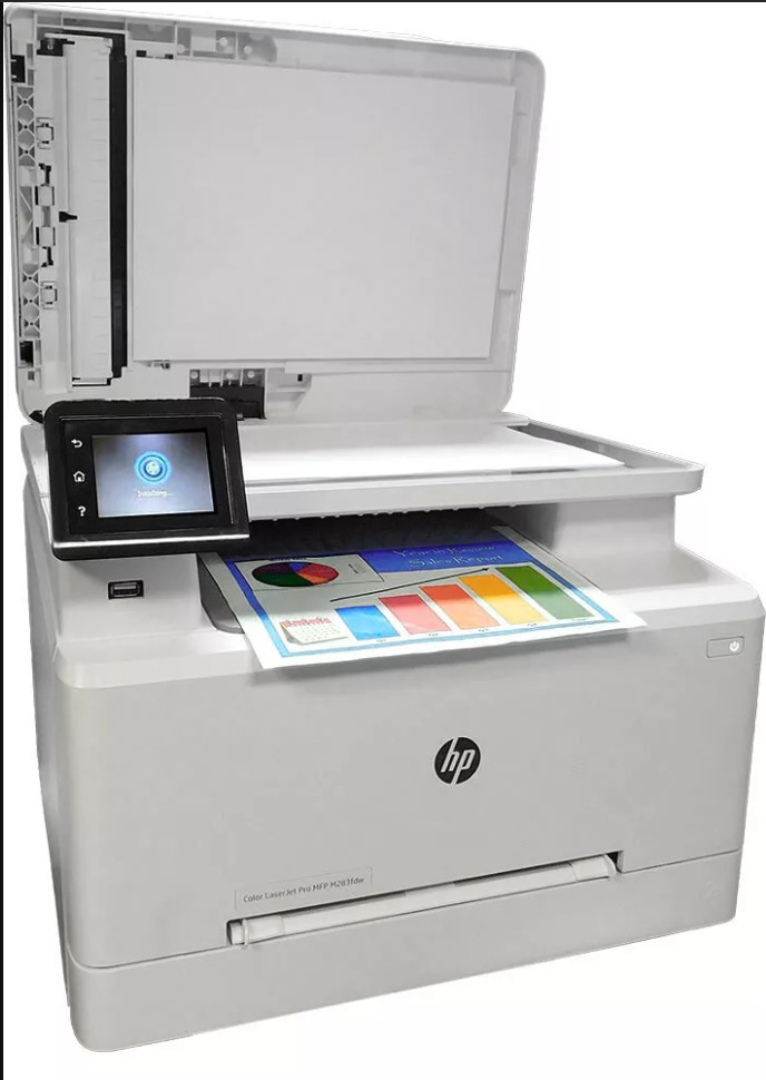 HP LaserJet Pro M283fdw All-In-One Printer - White, Repurposed Box