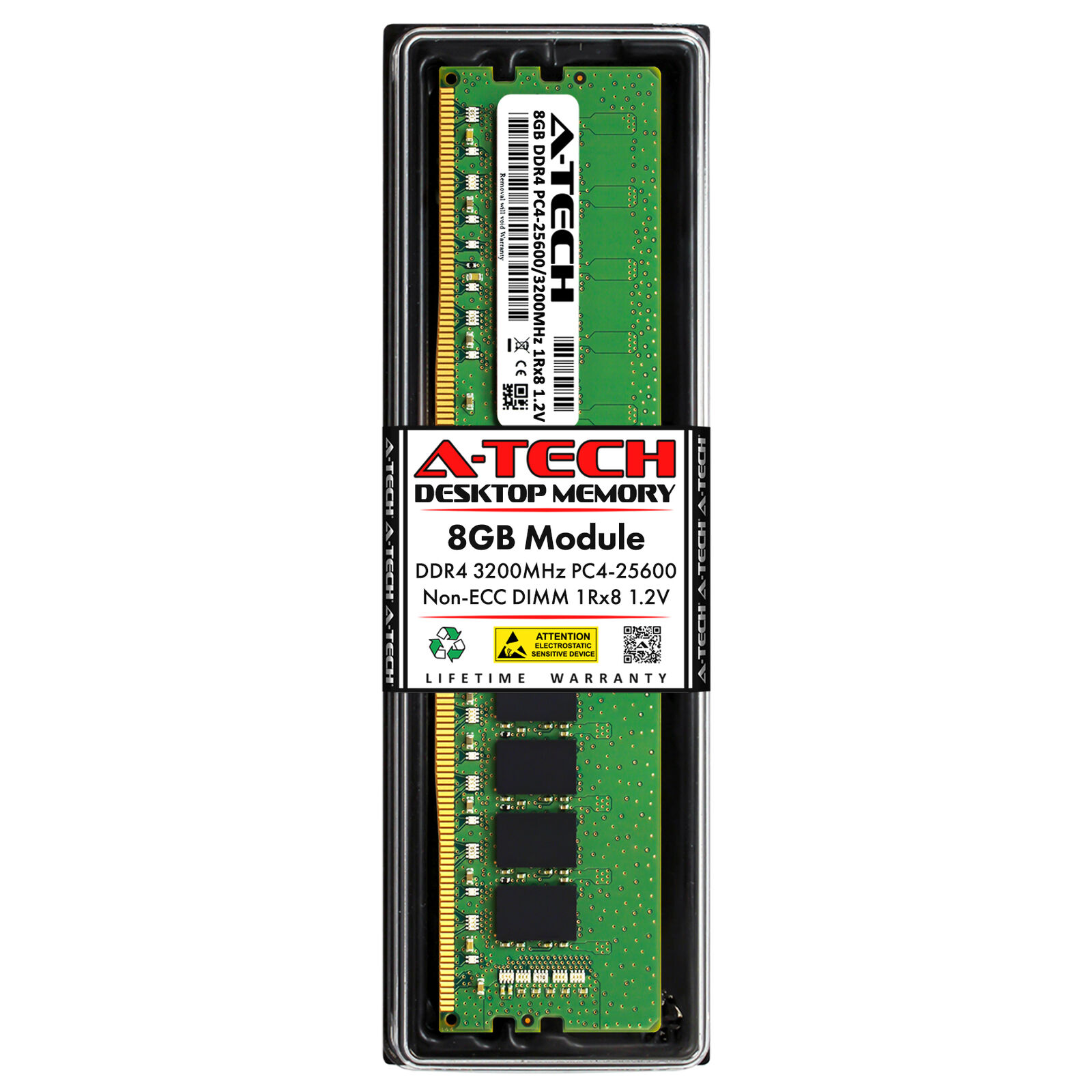8GB DDR4-3200 DIMM Kingston HyperX HX432C16FB3/8 Equivalent Desktop Memory RAM