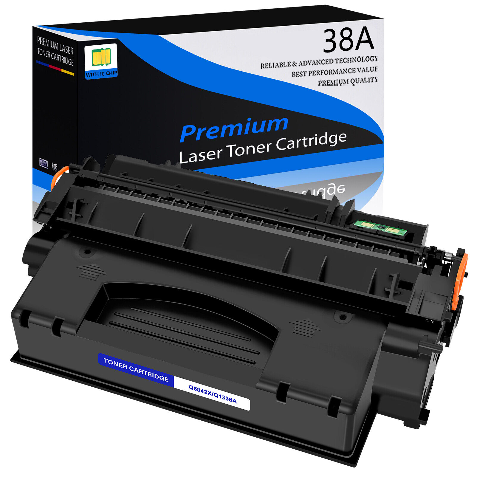 1PK High Yield Q1338A Black Toner Cartridge for HP LaserJet 4200 4200n 4200dtn