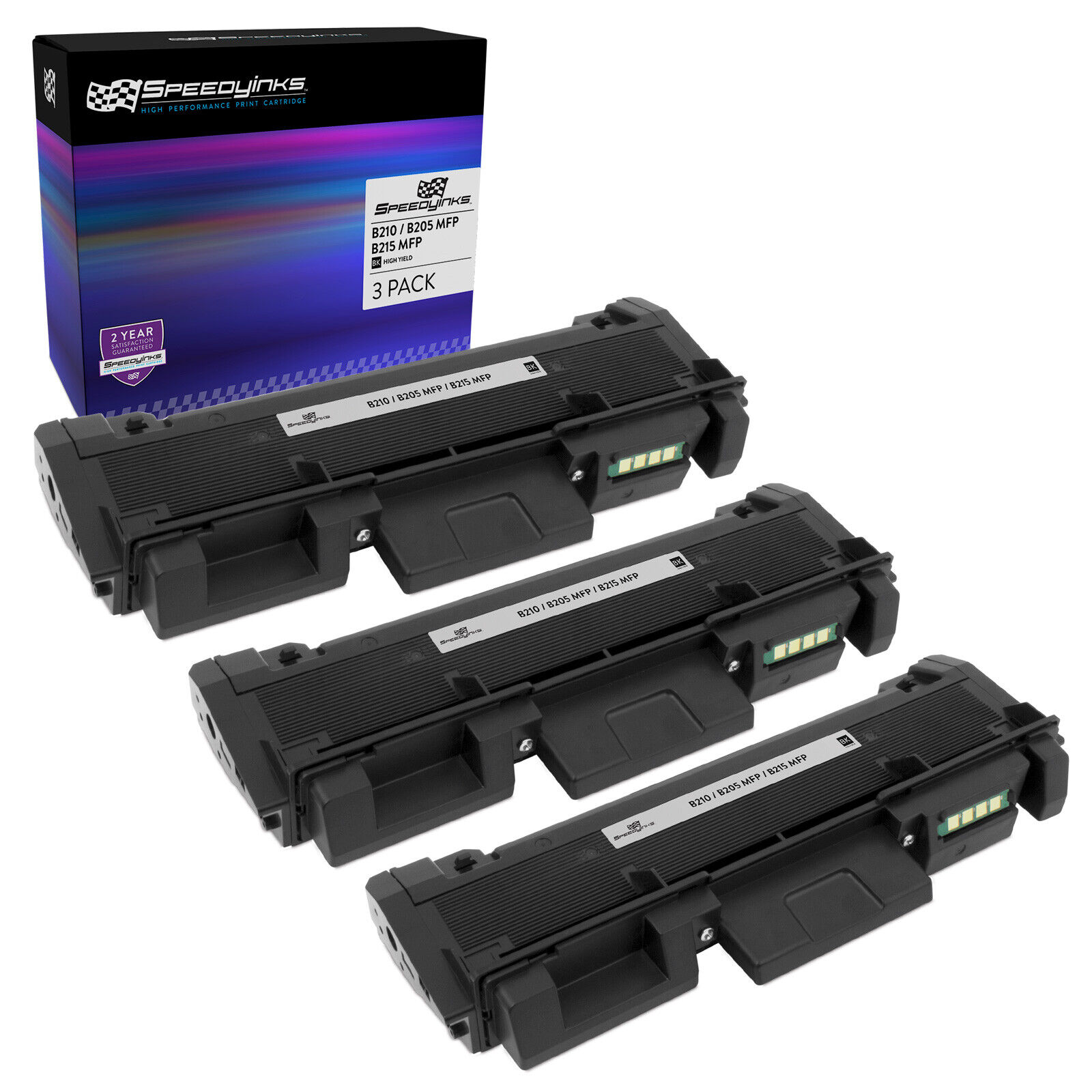 Speedy Inks Compatible Xerox 106R04347 HY Black Toner Cartridge 3PK for B205