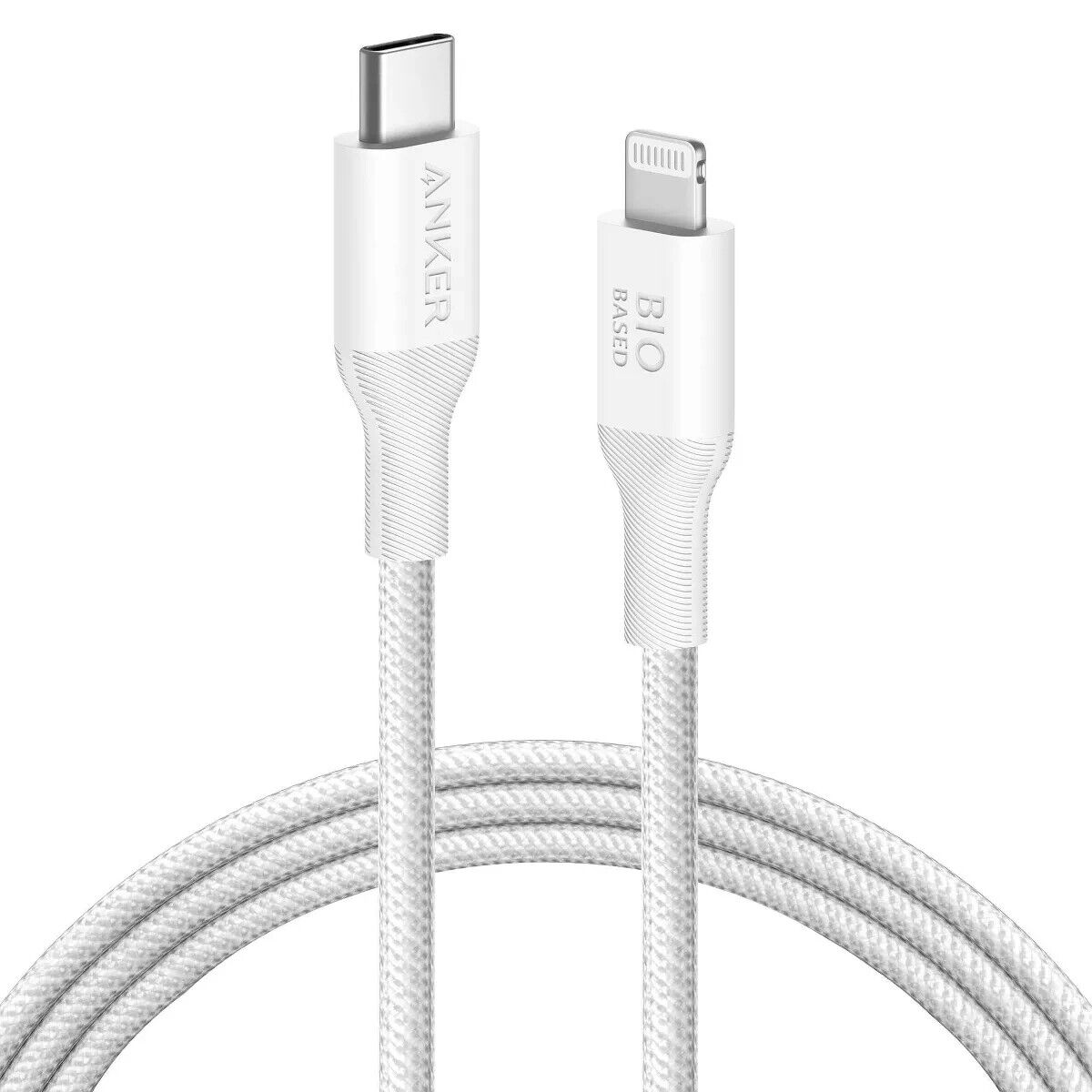 MFi-Certified Anker 6' Bio-Braided Lightning to USB-C ECO Friendly Fast Charging