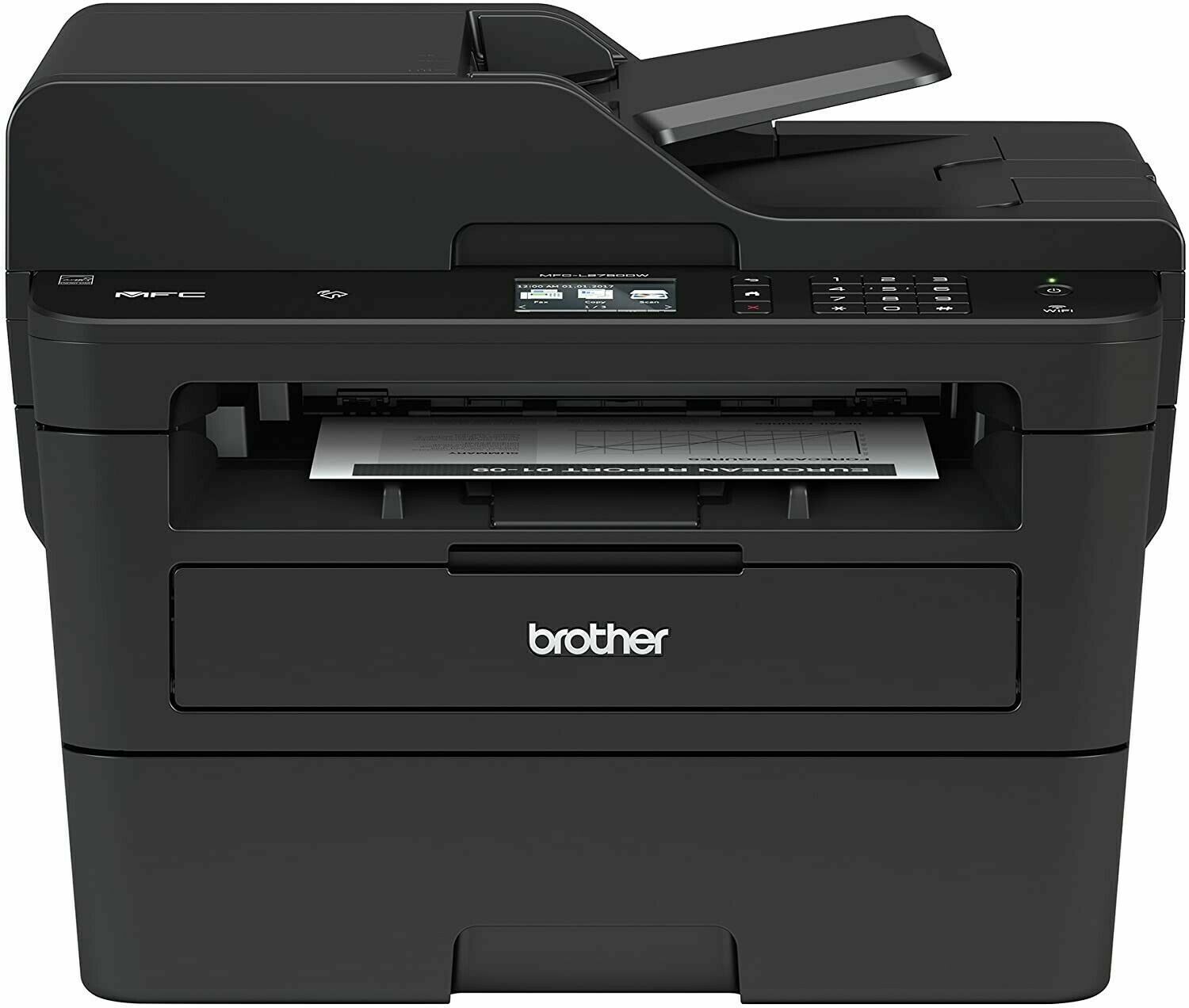 Brother MFC-L2750DW Wireless Monochrome Laser All-In-One Printer - 