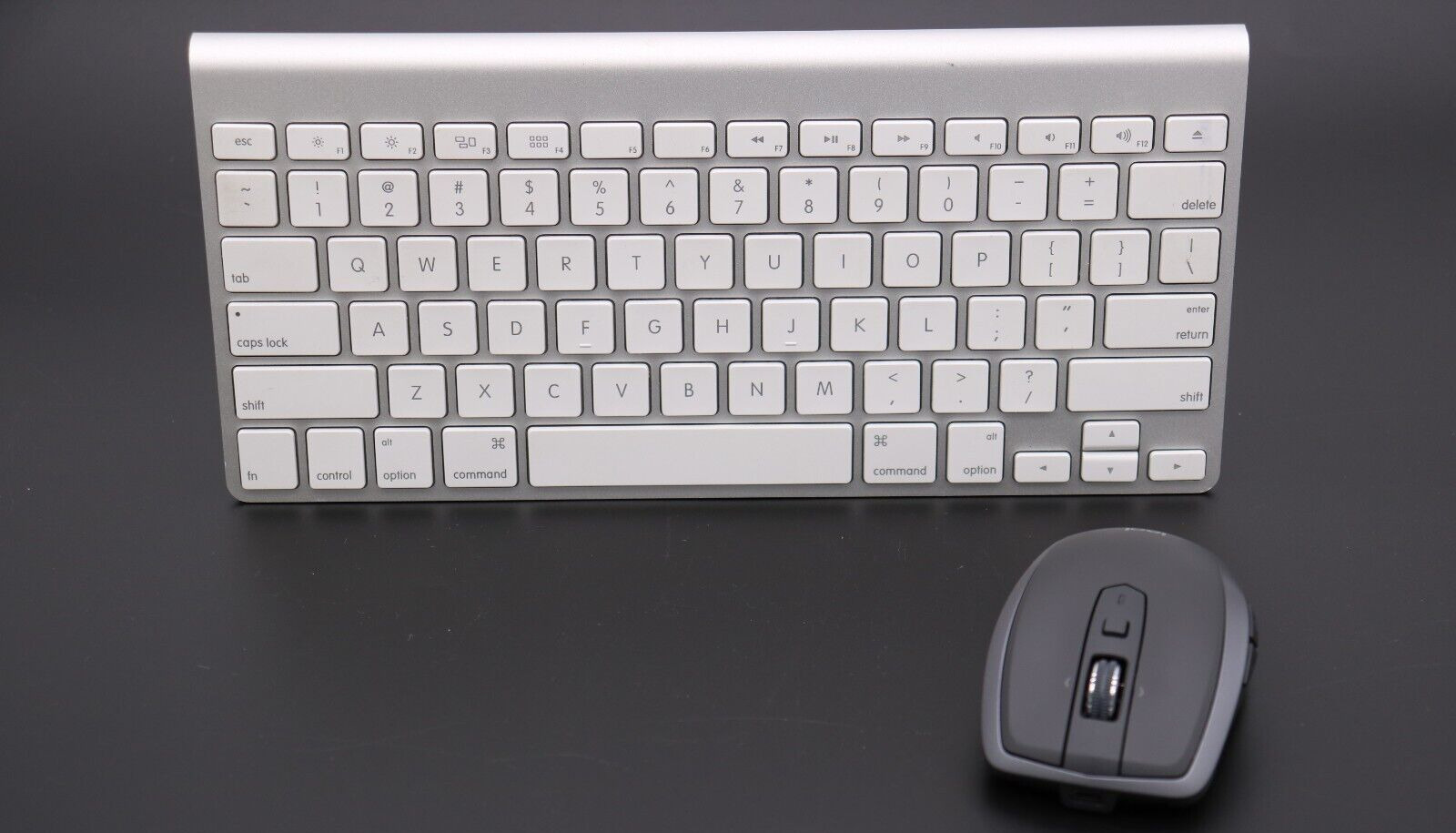 Apple A1314 Wireless Keyboard & Logitech MX Anywhere 2S Mouse Bundle