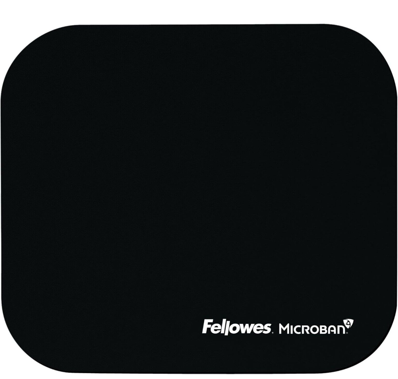 Fellowes Mouse Pad w/Microban Nonskid Base 9 x 8 Black 5933901