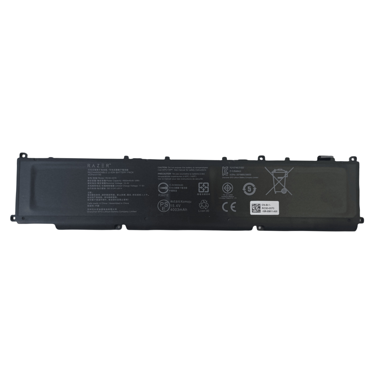 100% New Genuine RC30-0370 RZ09-0368 Battery For Razer Blade Ryzen 14