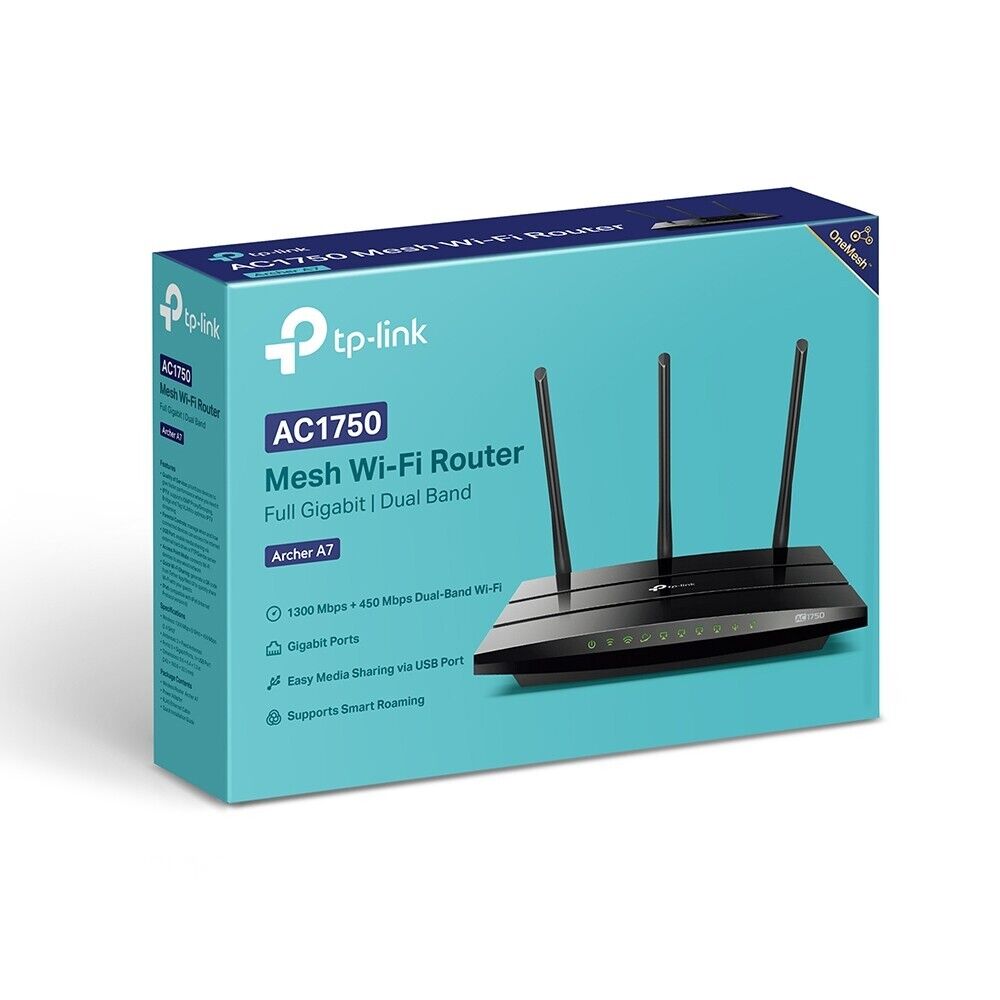 New tp-link AC1750 Wireless Dual Band Gigabit Router Archer A7 V5 fast shipping