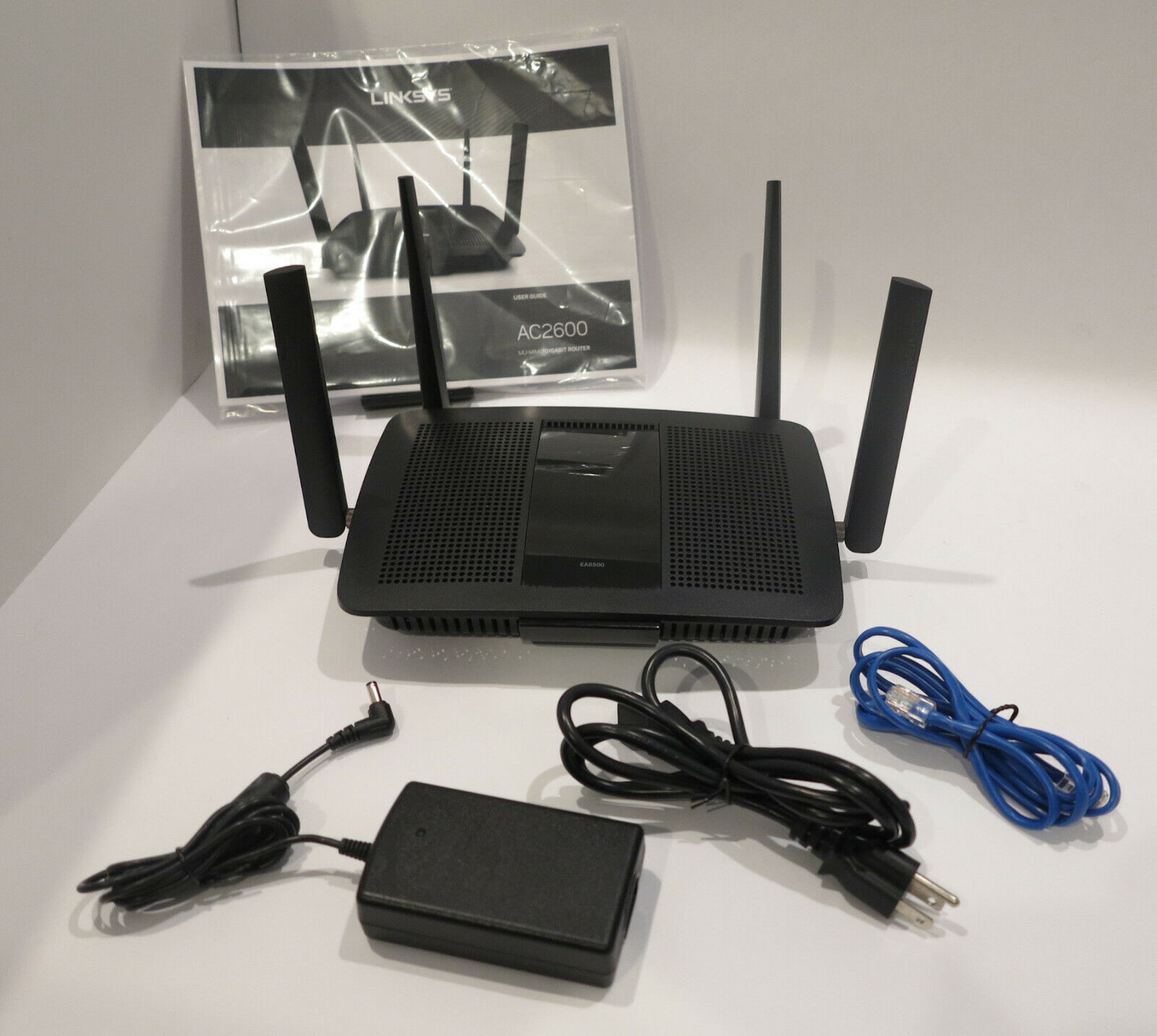 Linksys EA8500 AC2600 4x4 MU-MIMO Dual Band Wi-Fi Gigabit Router USB 3.0 eSATA