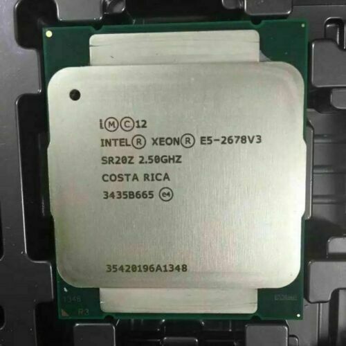 Intel Xeon E5-2678 v3 2.50 GHz SR20Z 12 Core 24 Threads LGA2011-3 CPU Processor