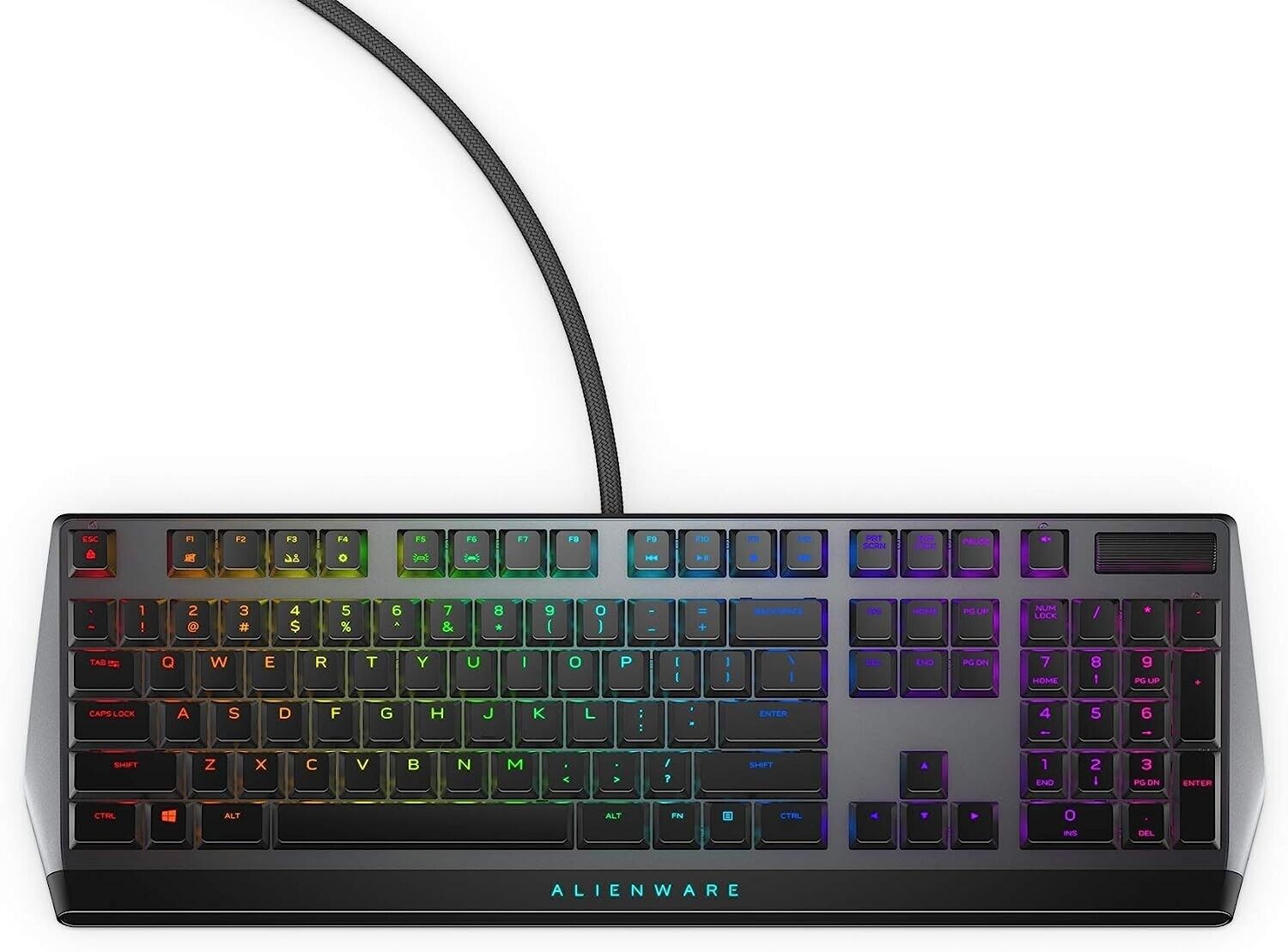 Alienware Low-Profile RGB Gaming Keyboard AW510K: AlienFX Per Key RGB LED