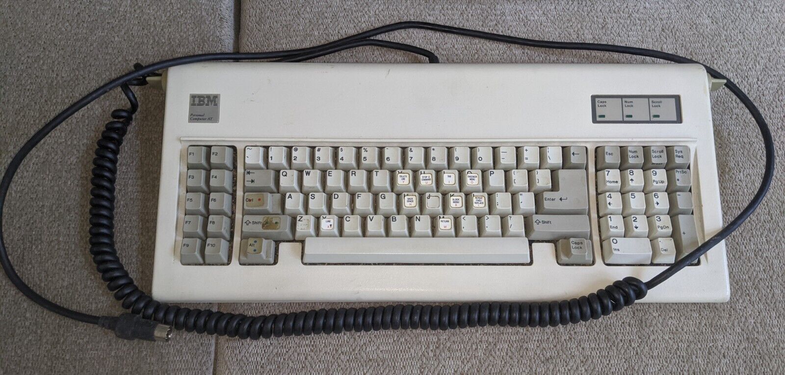 1980's IBM Model F AT Keyboard for IBM 5170, 5162 & AT Clones Vintage Computer