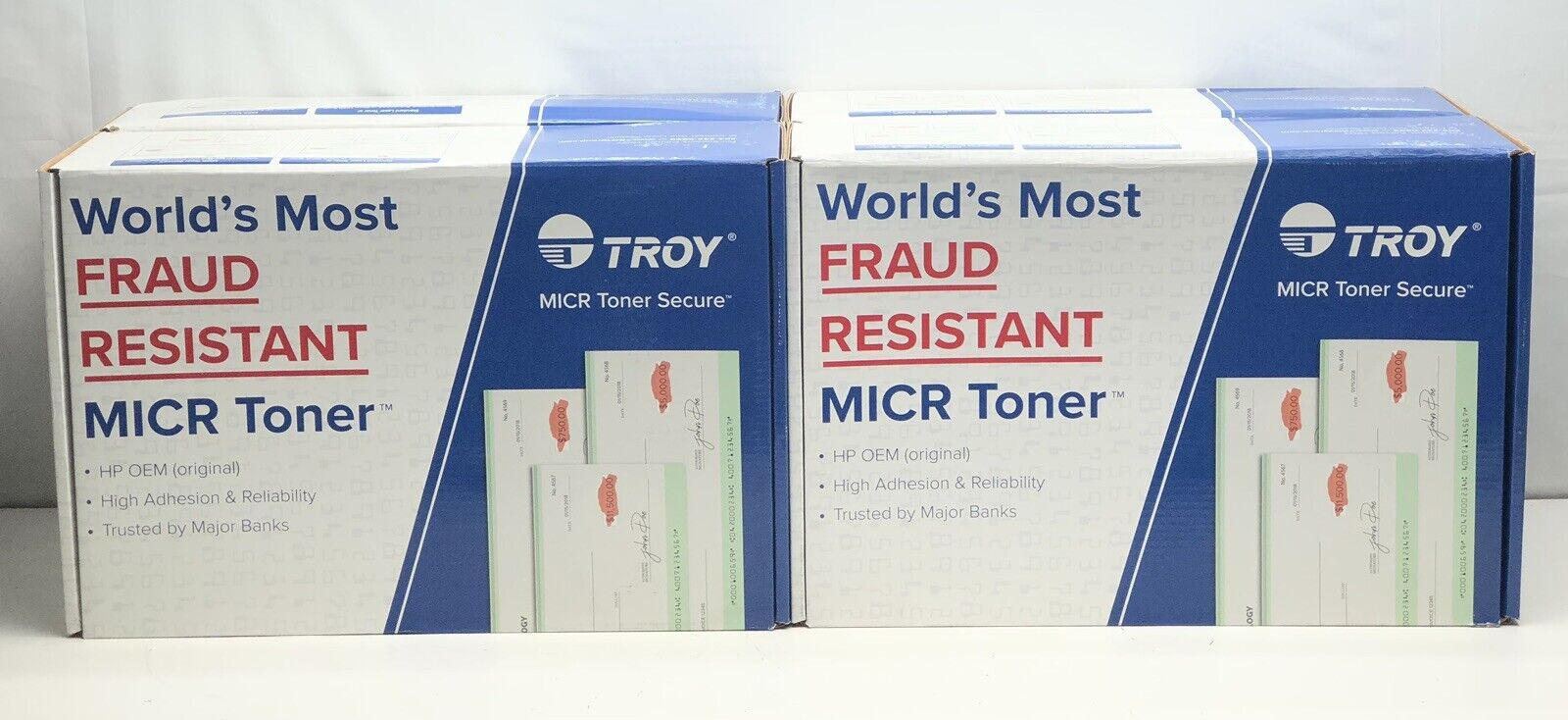 Lot of 4 TROY 02-81081-001 High Yield Genuine MICR Toner Secure Cartridge
