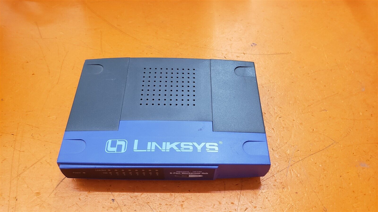 ⭐️⭐️⭐️⭐️⭐️ Linksys EFAH08W EtherFast 10/100 8-Port Workgroup Hub Unit Only 
