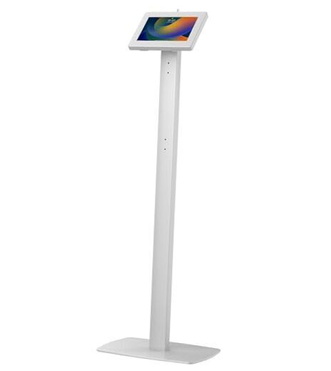 Thin Floor Stand – CTA Tall Standing 360° Medium White Thin Profile Floor stand