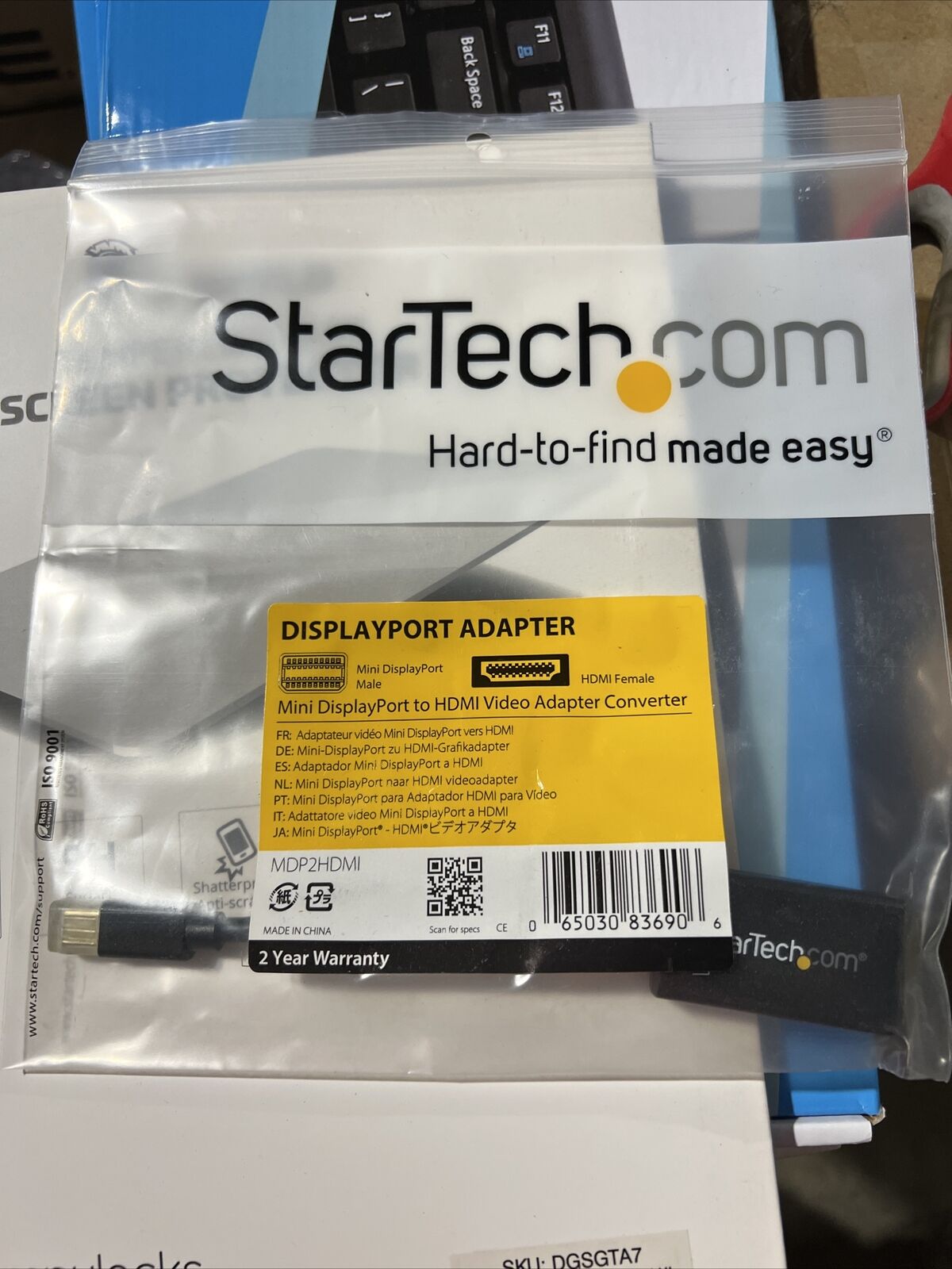 StarTech.com Mini DisplayPort to HDMI Video Adapter Converter MDP2HDMI Brand New