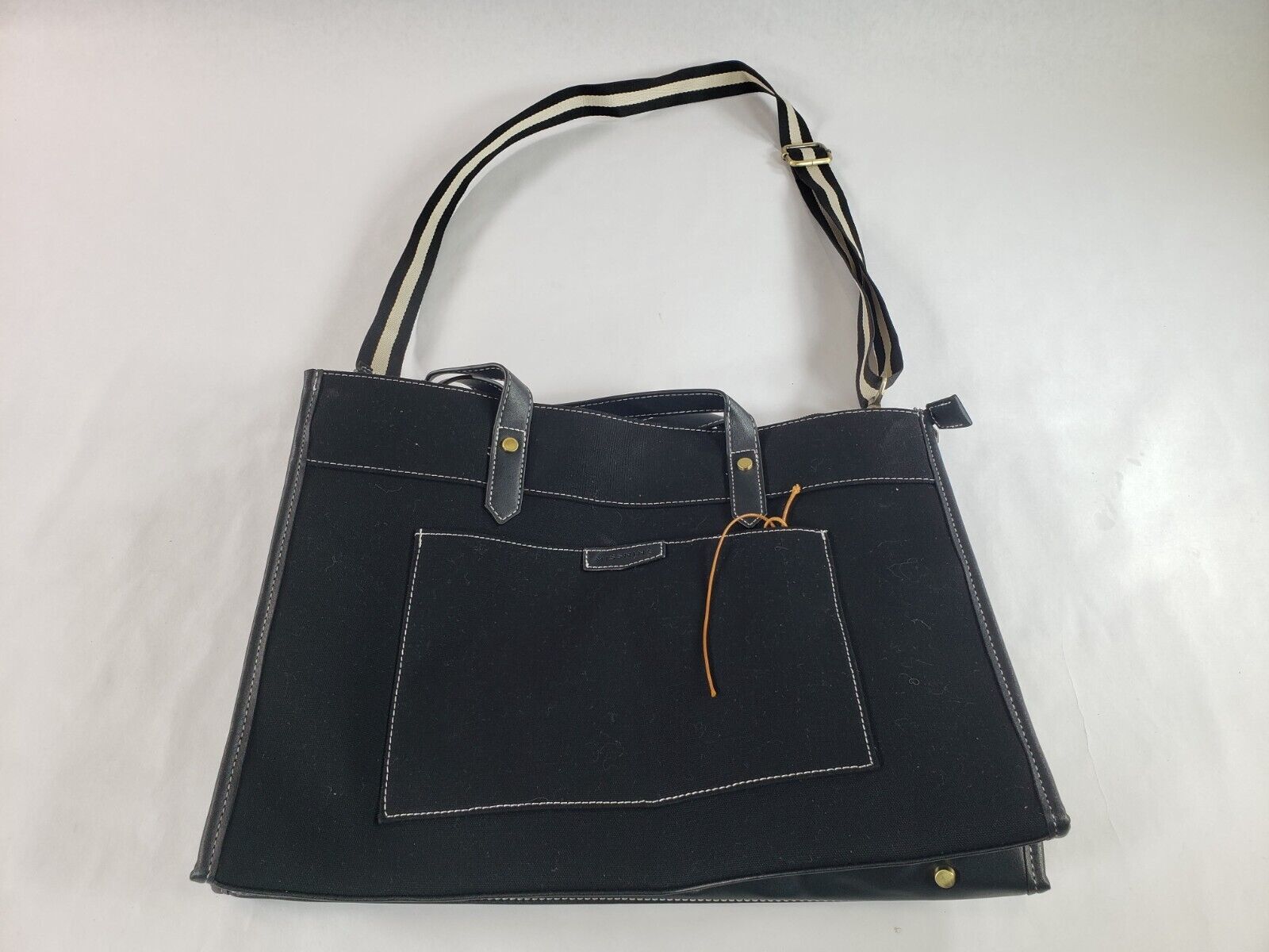 Missnine Laptop Tote Bag 15.6 inch Work Shoulder Bag Casual Briefcase Black