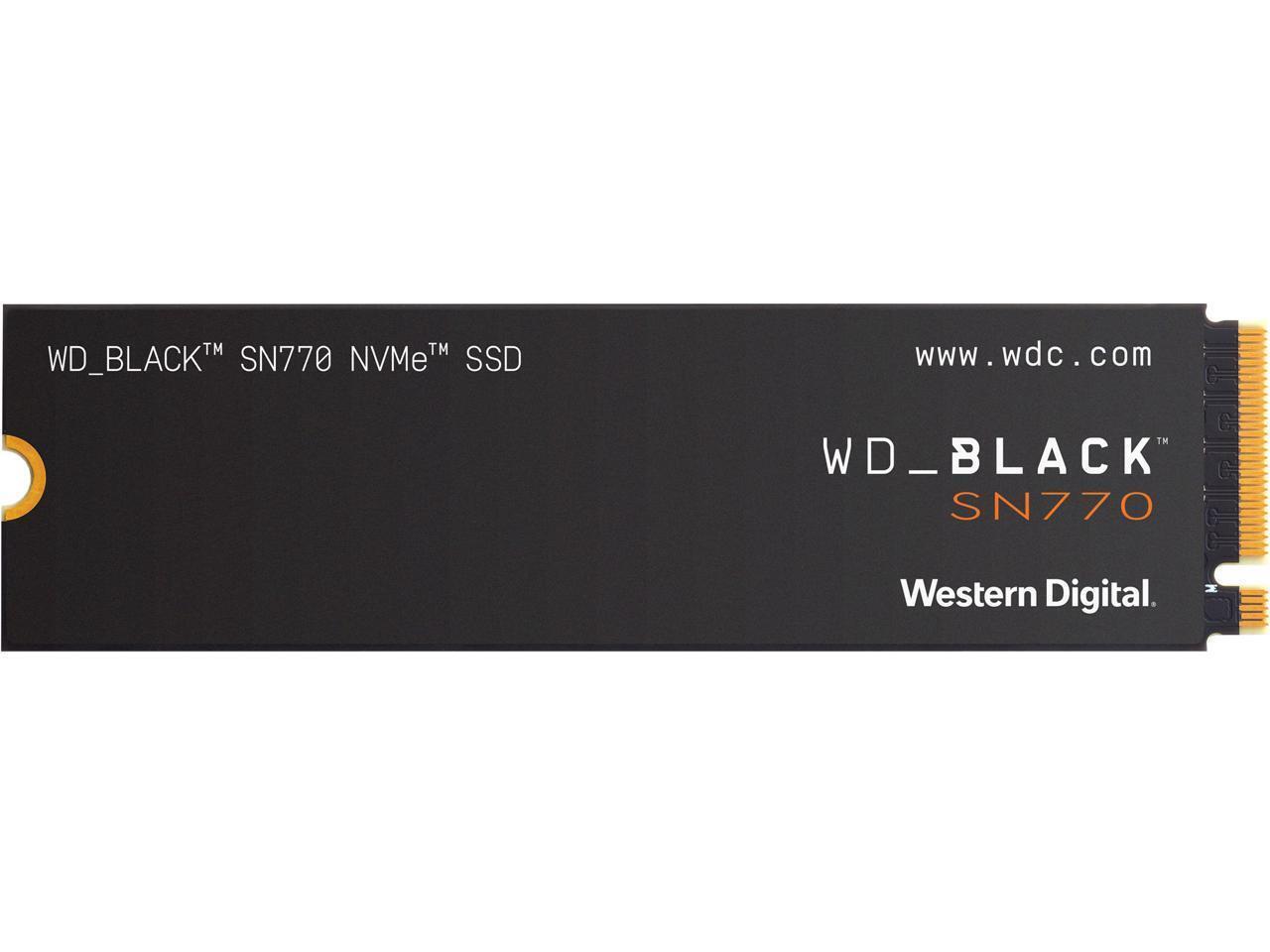 Western Digital WD_BLACK SN770 1TB M.2 2280 PCIe Gen4 16GT/s 5150MB/s SSD Drive
