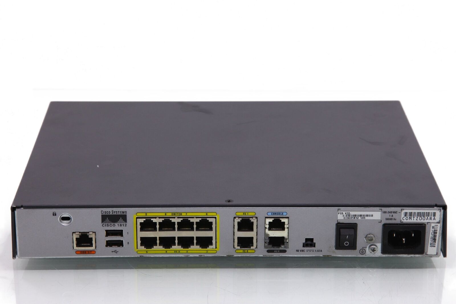 New - Cisco 1800 Series Integrated Services Router 100 Mbps - Cisco1812