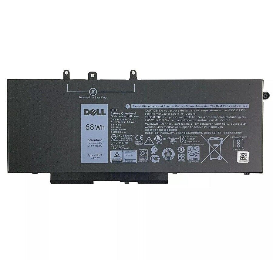 Genuine 68Wh GJKNX Battery for Dell Latitude 5480 5580 5490 5590 Precision 3520