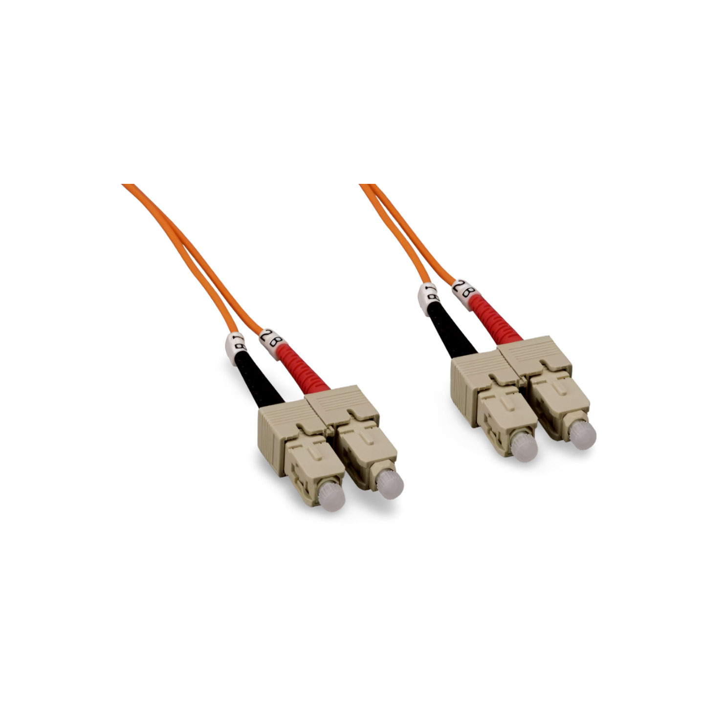 49.17ft SC-SC Fiber Optic 62.5 125UM Duplex Multimode Cable - Orange