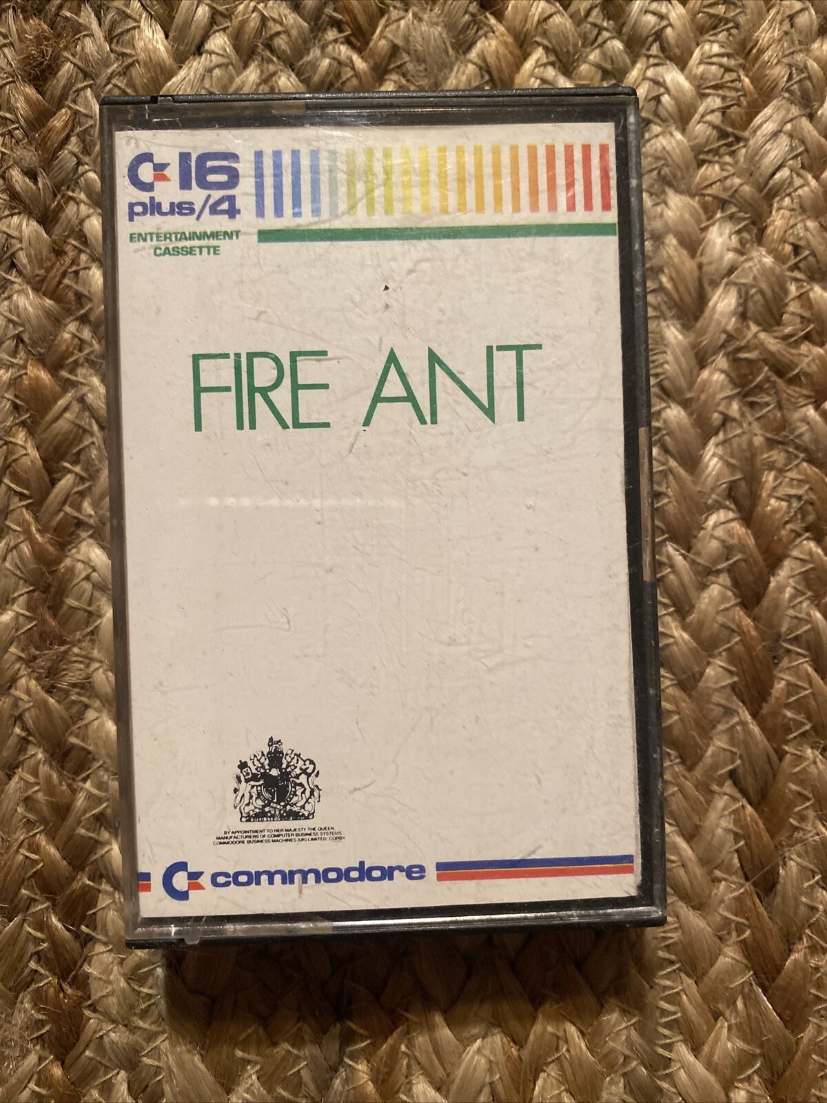 Fire Ant Cassette In Case Commodore C16 Plus/4 Game