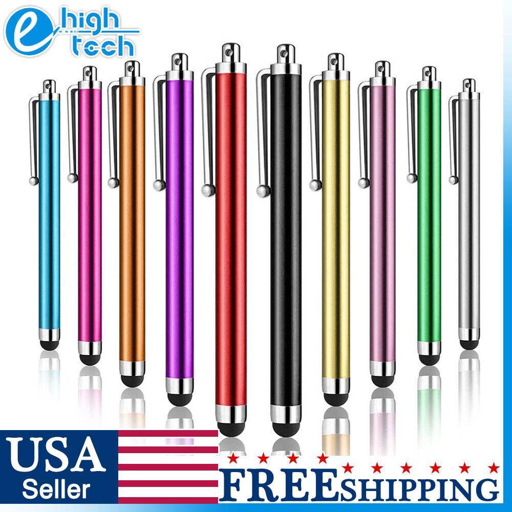 10x Universal Metal Stylus Touch Screen Pen for iPhone iPad Samsung Tablet Phone