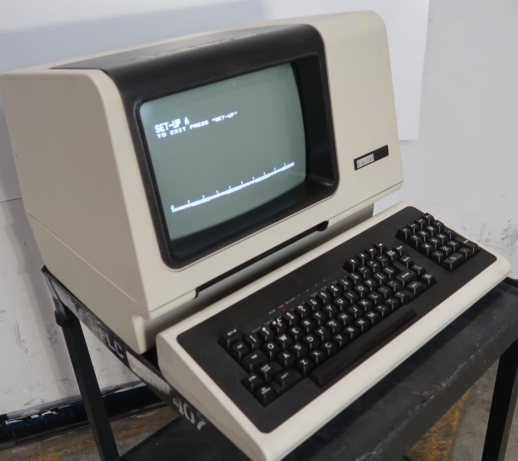 Digital VT103-BA Vintage Computer Terminal CRT Display W/ Keyboard & Tape Drive