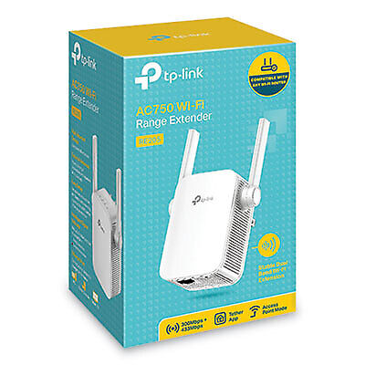 TP-Link Re205 Ac750 Wi-Fi Range Extender, 1 Port, Dual-Band 2.4 Ghz/5 Ghz RE205