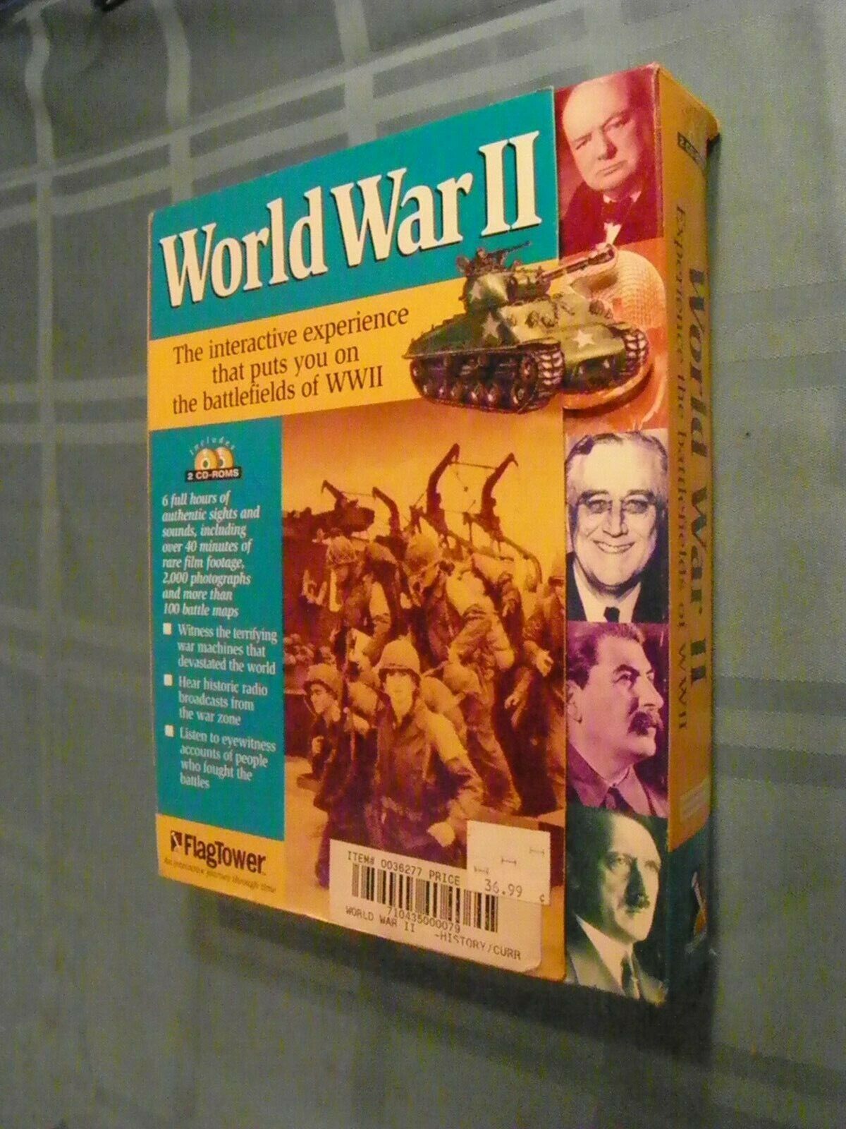 World war 11 vintage multimedia  CD rom 1995/96  NOS