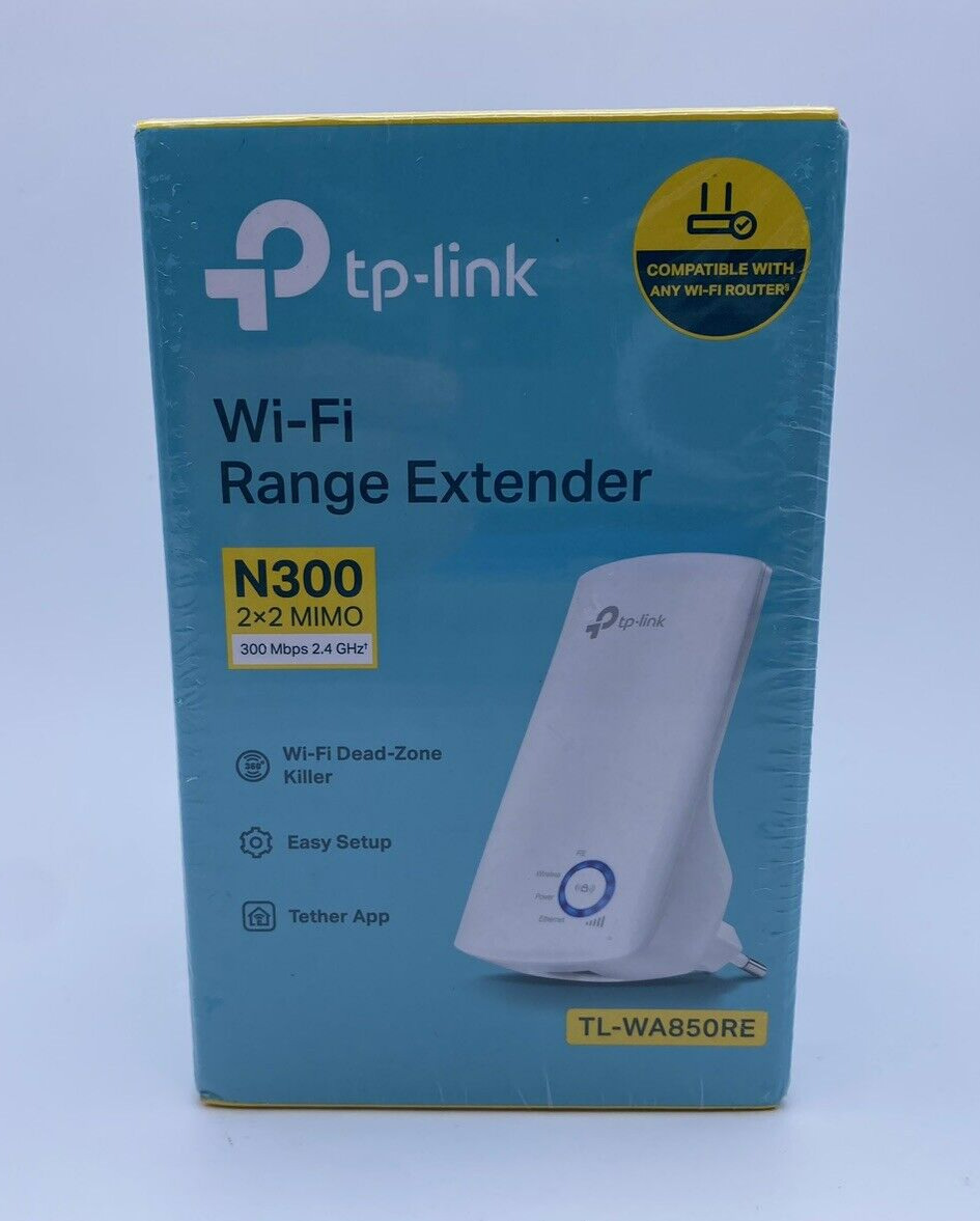 TP-Link TL-WA850RE N300 300Mbps Universal WiFi Range Extender Repeater Booster