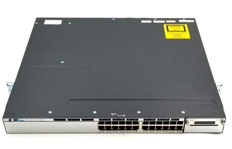 Cisco Catalyst WS-C3750X-24P-S 24 Ports Network Switch