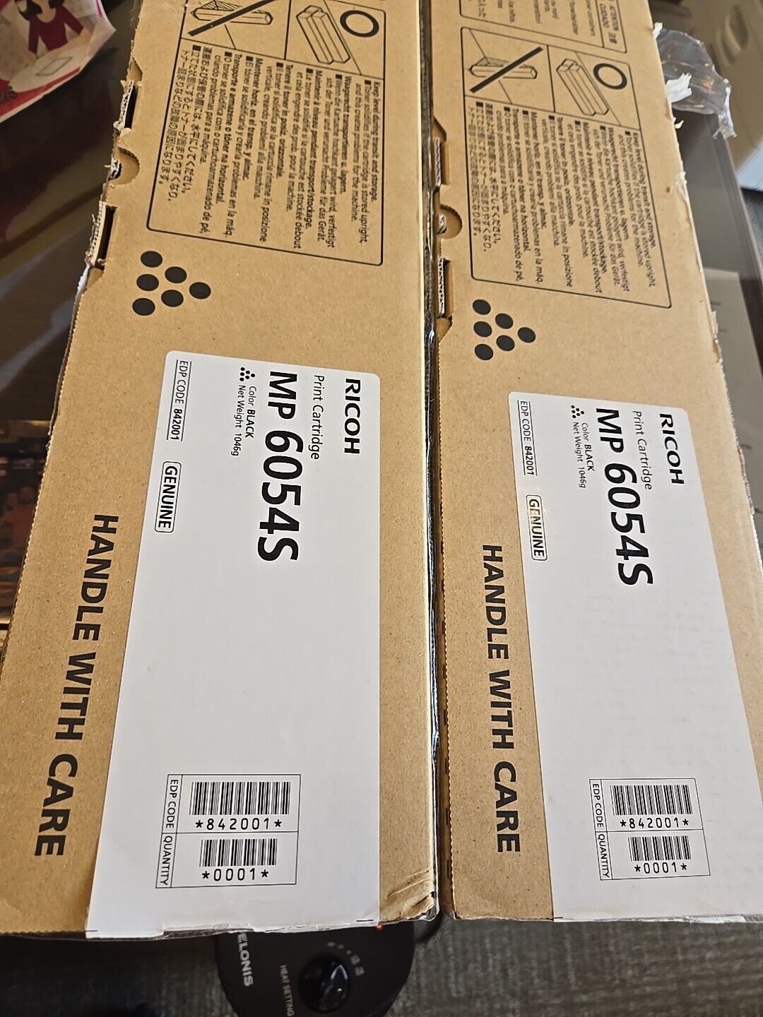 Lot of 2 NEW Genuine Ricoh 842001 for MP6054S Print Catridge.