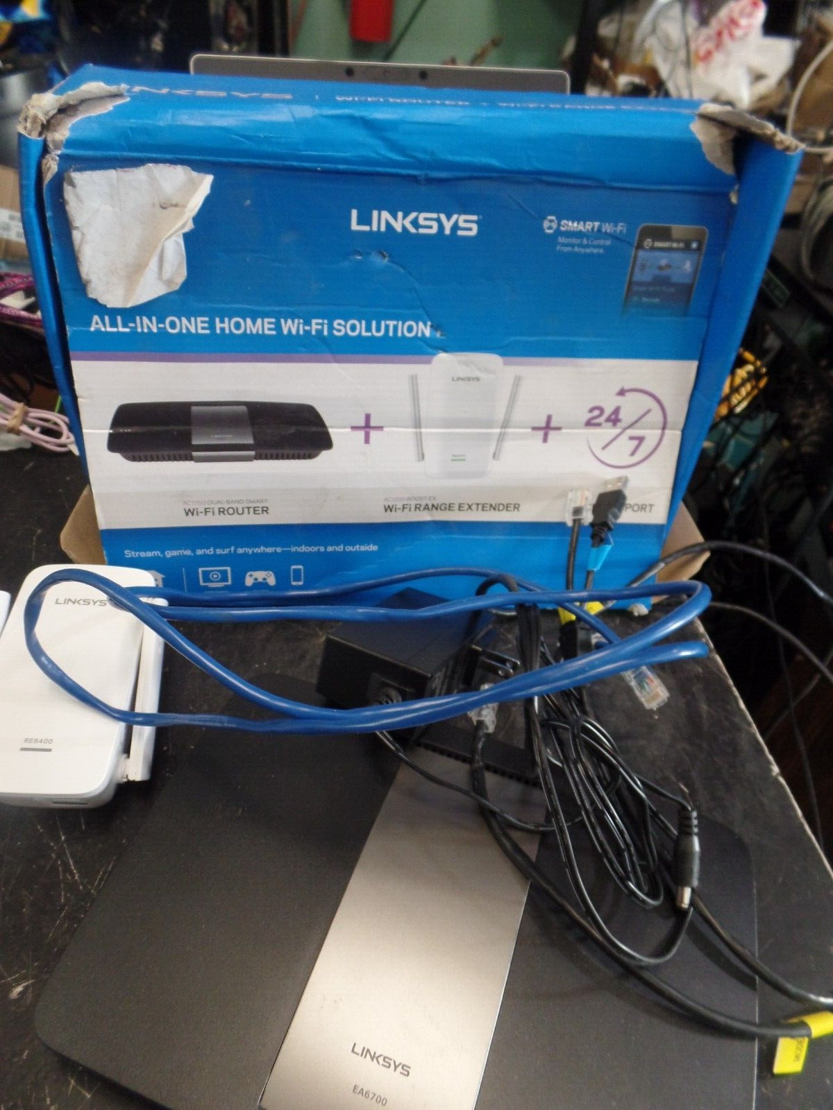 Linksys F5Z0636 All-in-One WiFi Solution w/ AC1750 Router & AC1200 Extender