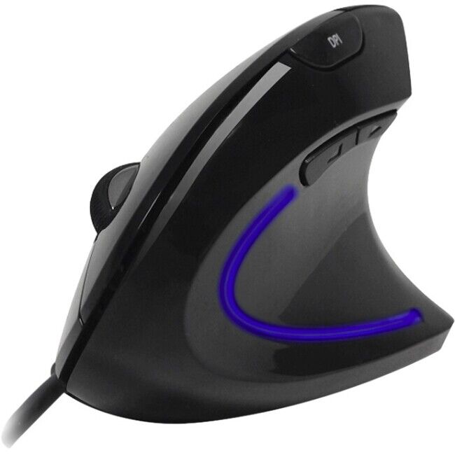 Adesso iMouse E1 Vertical Ergonomic Illuminated Mouse (Right Handed)