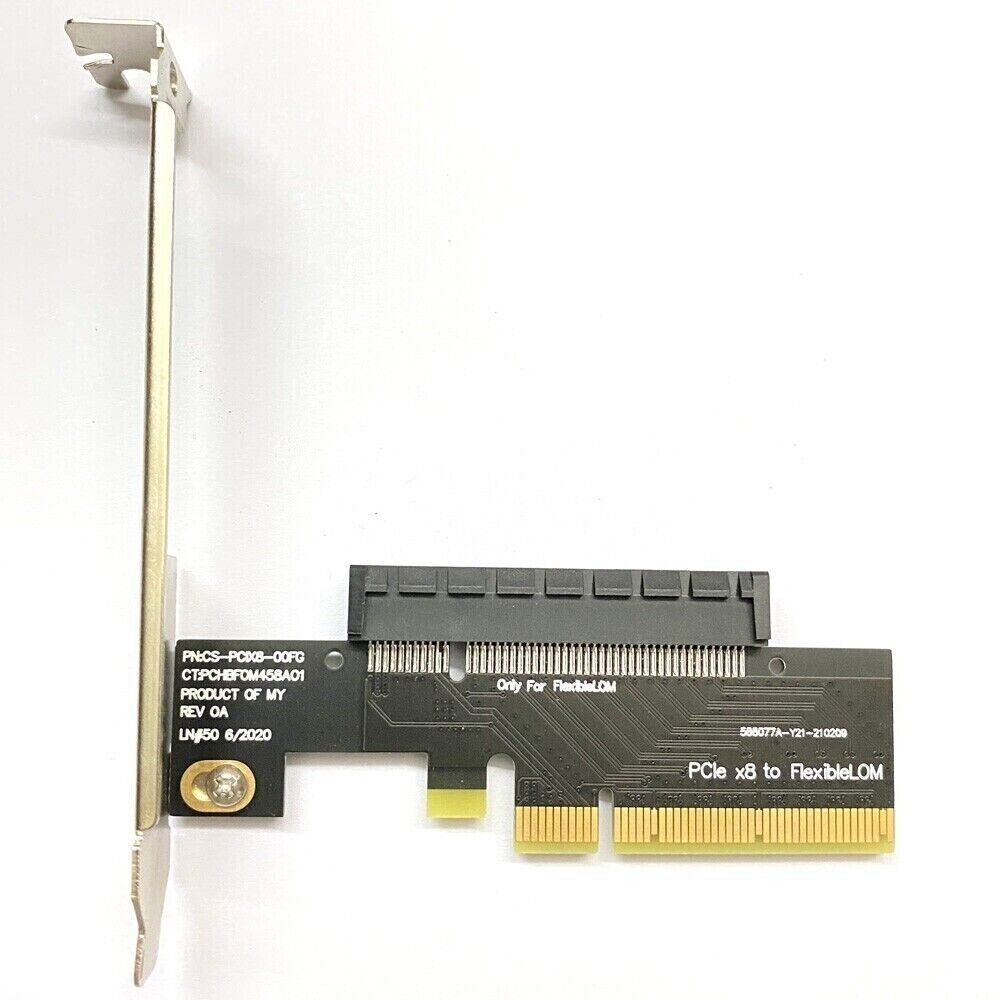 PCIE X8 to FlexibleLOM Quad Port For HP 331FLR 366FLR 544FLR 561FLR 533FLR-T