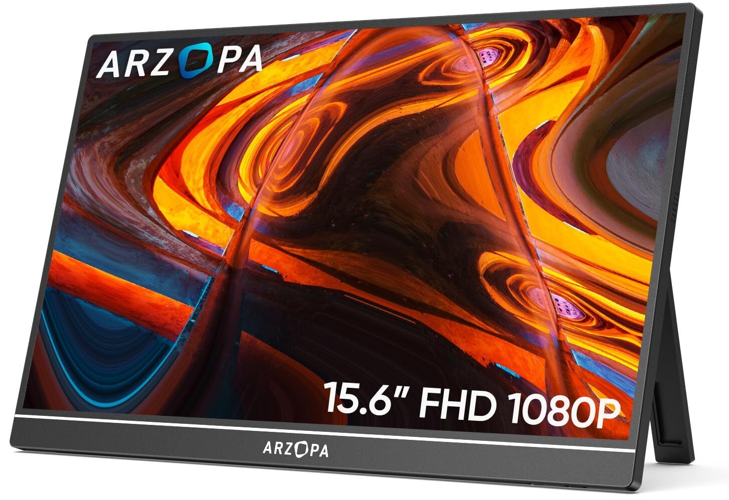 ARZOPA Portable Monitor 15.6'' FHD 1080P - Ultra-Slim Portable Laptop Monitor...