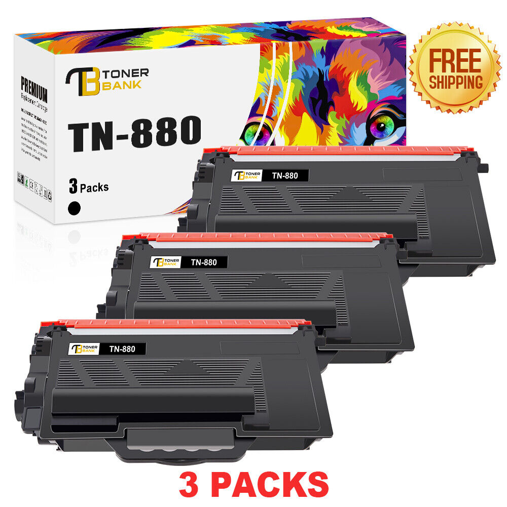High Yield TN-880 Toner Cartridge For Brother TN880 HL-L6200DW MFCL6300DW lot