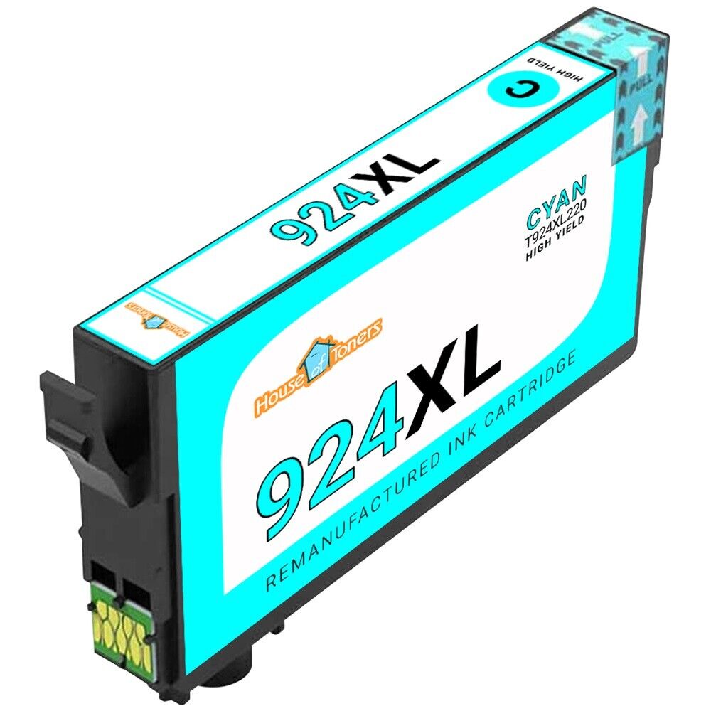 4PK T924XL Ink Cartridges for Epson Workforce Pro C4310 C4810