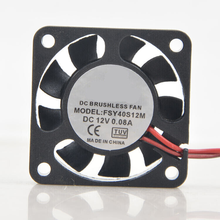 FSY40S12M 40*40*10MM 12V 0.08A 2Pin Quiet Cooling Fan Replace FSY40S12L