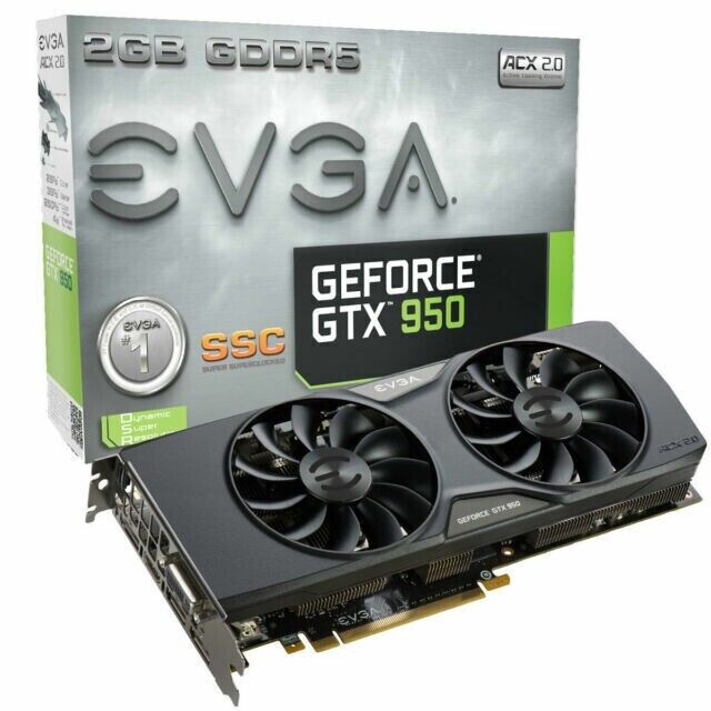 EVGA GeForce GTX 950 SC+ GAMING ACX 2.0 02GP42956KR