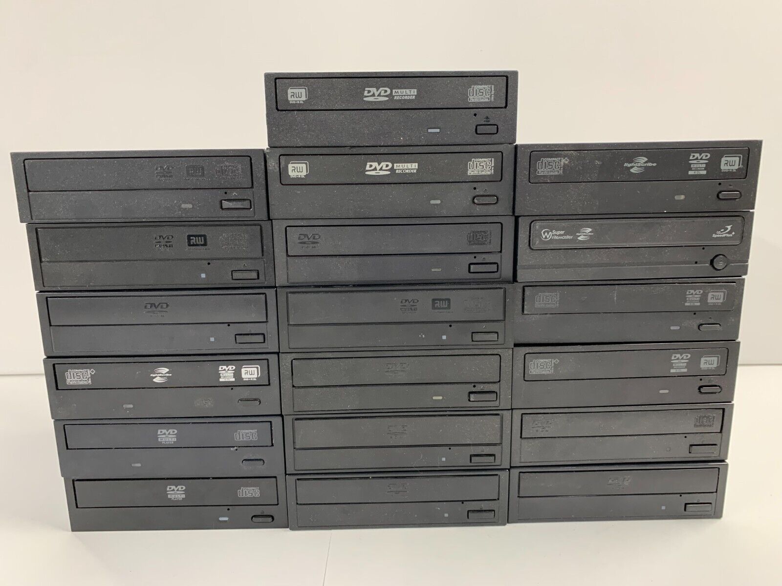 Large DVD-ROM CD Internal Drives Assorted Lot of 19