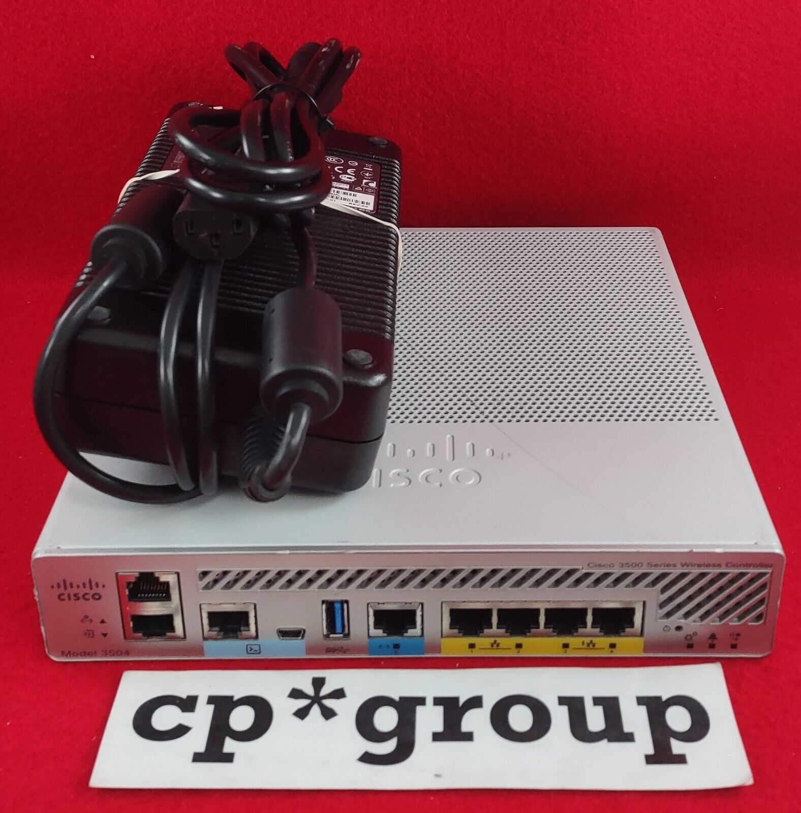 Cisco Aironet 3504 4-Port GbE LAN Controller w/50 Lic & PWR Supply AIR-CT3504-K9