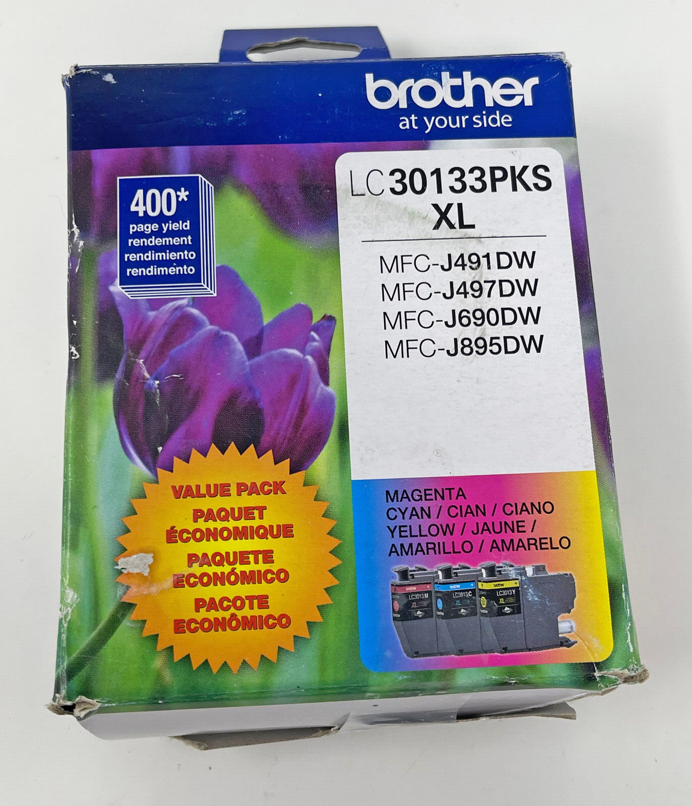 Genuine Brother LC-30133PKS XL Color Ink Cartridge Value Pack New May 2026