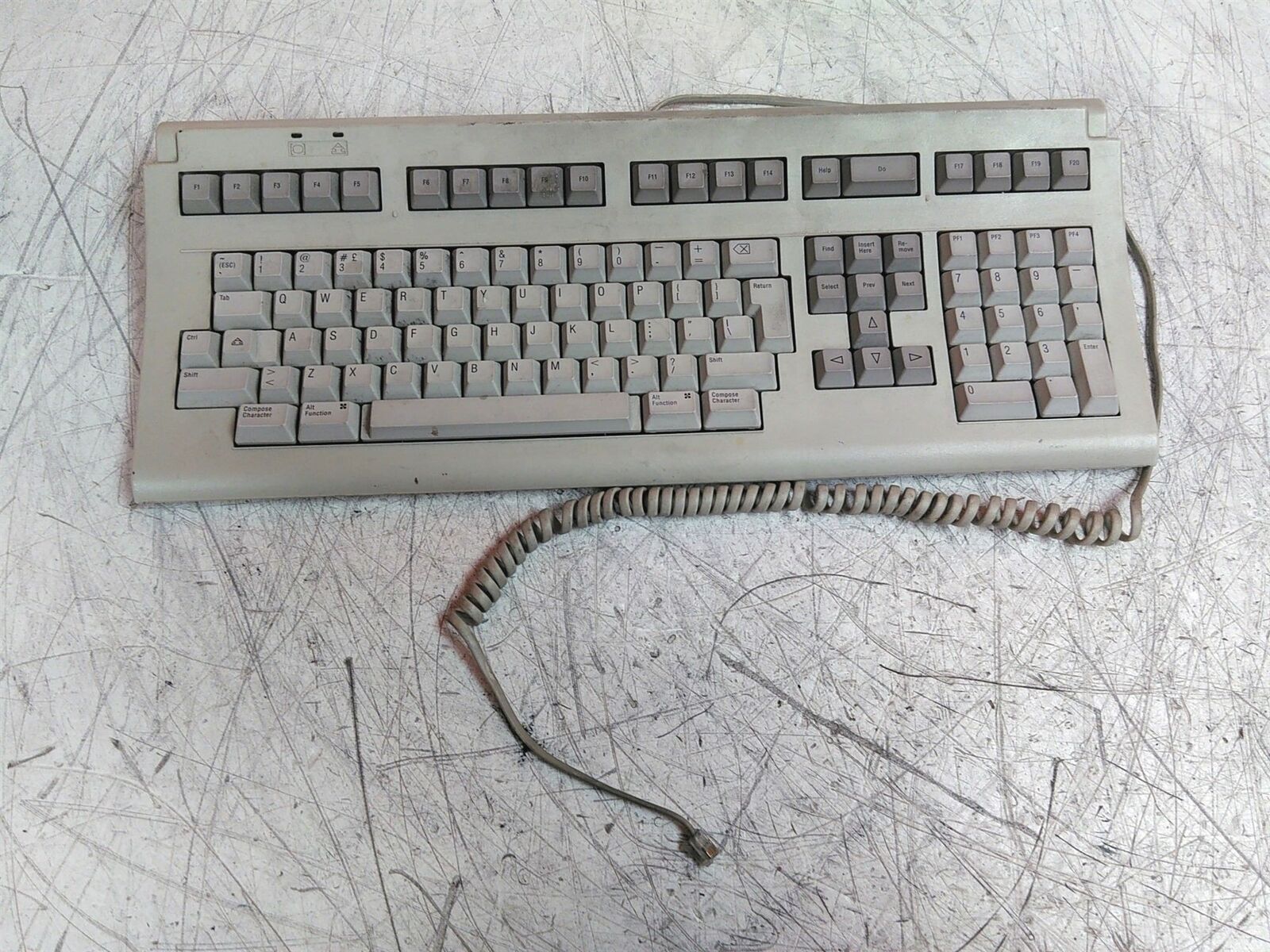 Vintage Digital LK401-AA Beige Terminal Keyboard 
