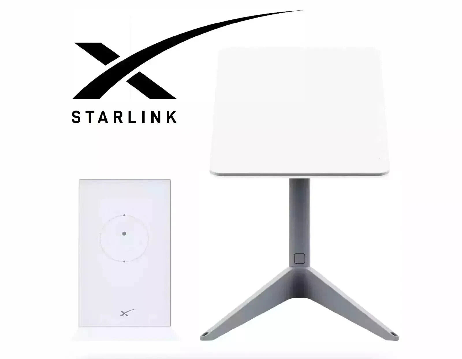 Starlink SpaceX Satellite V2 Dish Standard Kit with Router