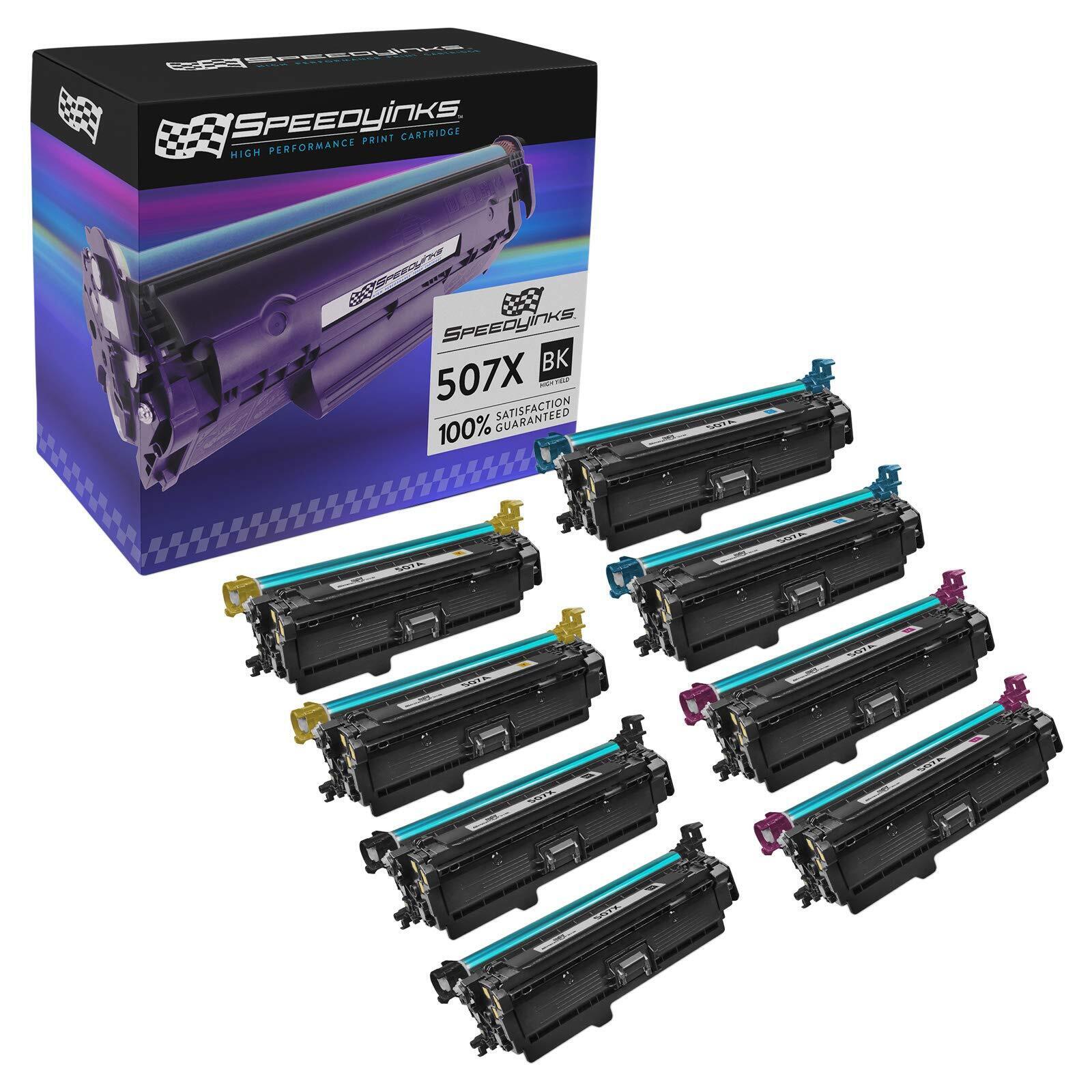 SPEEDYINKS 8PK Replacement HP 507X & 507A Toner Cartridges M551n M570dw M575c