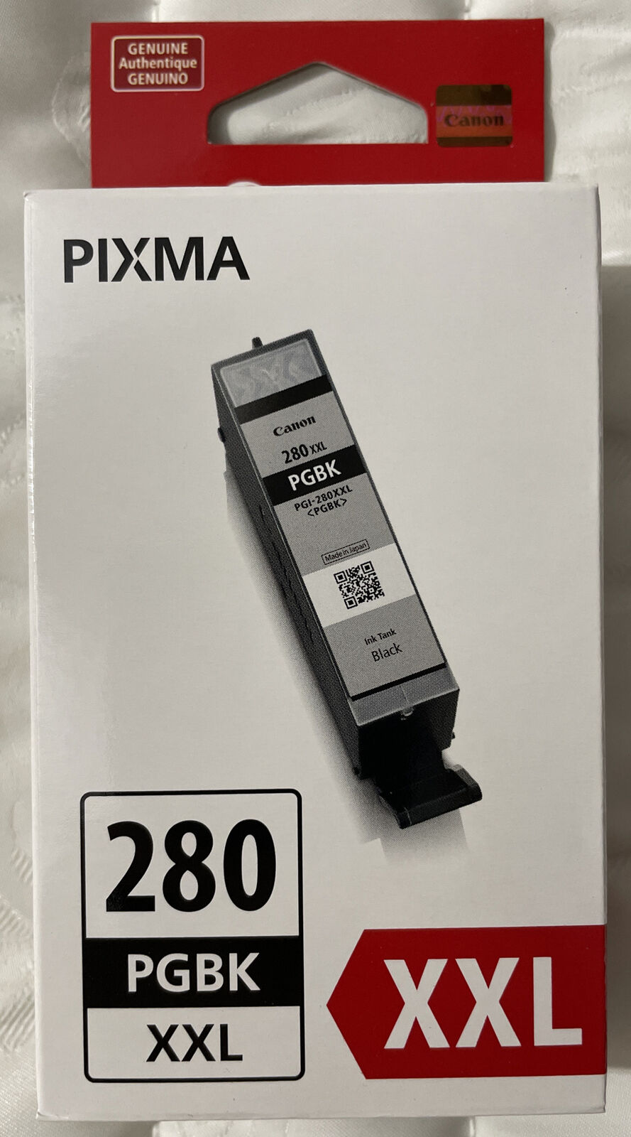 Canon 280XXL Pigment Black 1967C001 Genunie OEM Sealed Retail Box 