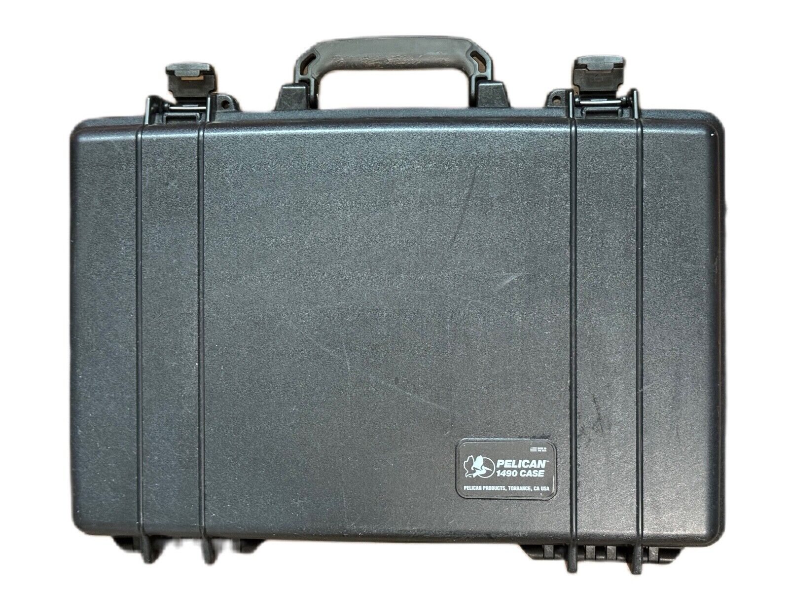 U.S. Military Waterproof Pelican 1490 Protector Laptop Case, WITH Key, Grade C