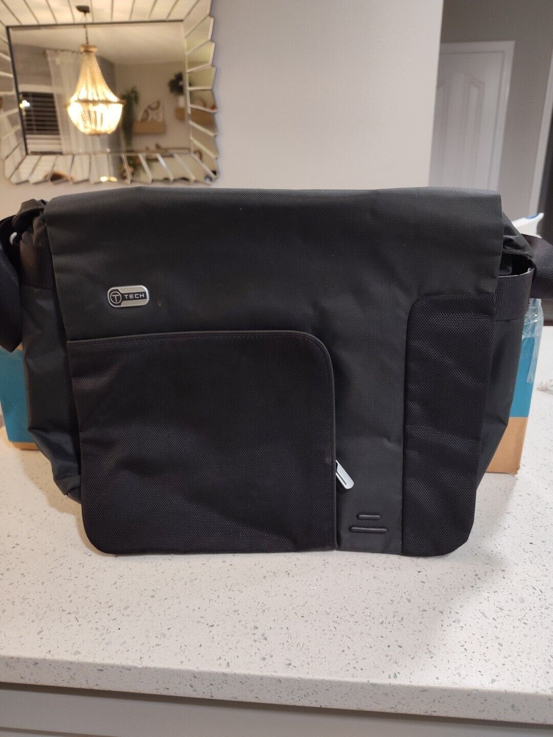T-Tech By Tumi 57412 – GP Landmarks Laptop Messenger Shoulder Bag