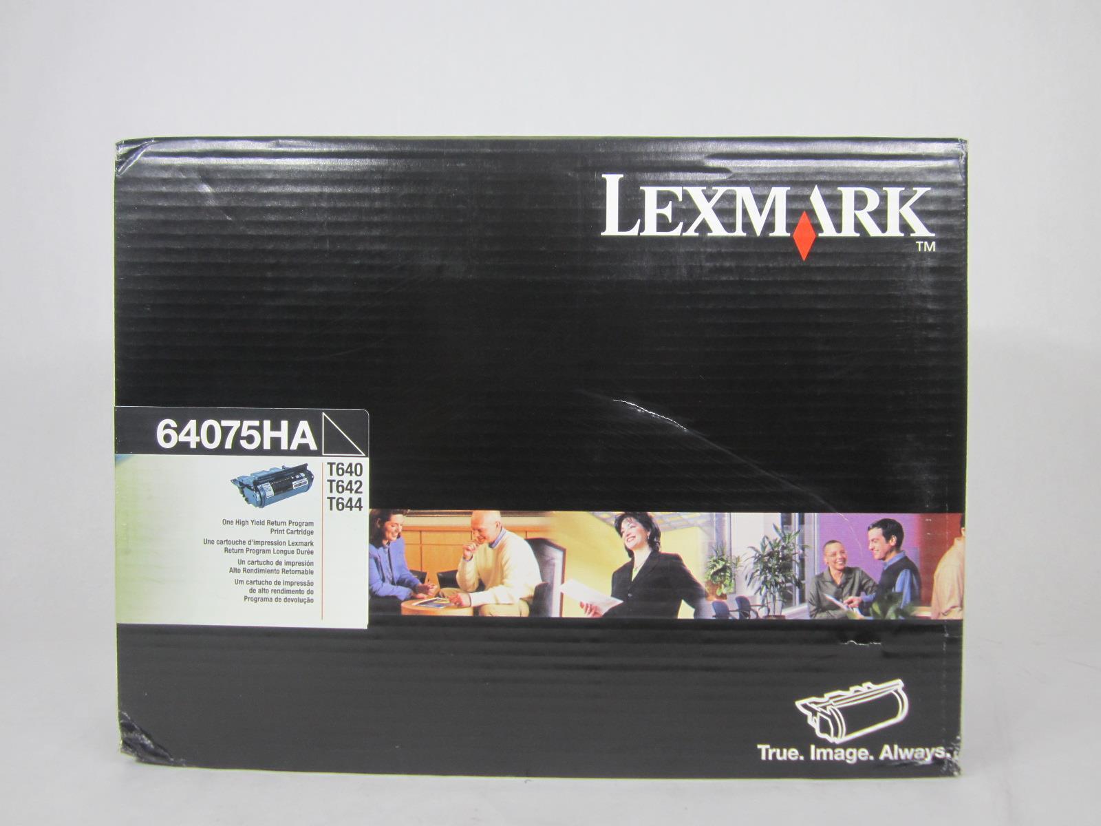 Lexmark 64075HA Toner Cartridge Black High Yield For Lexmark T640 T642 T644  NEW
