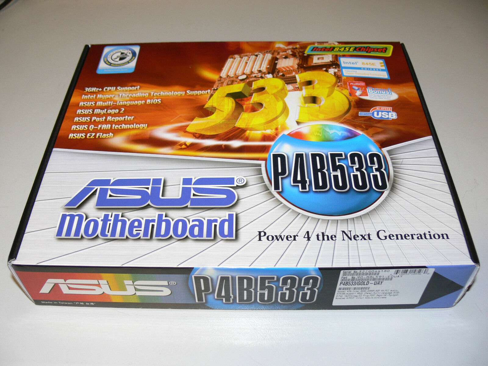 ASUS P4B533 Motherboard P4 Intel Socket 478 New IN Original Packaging